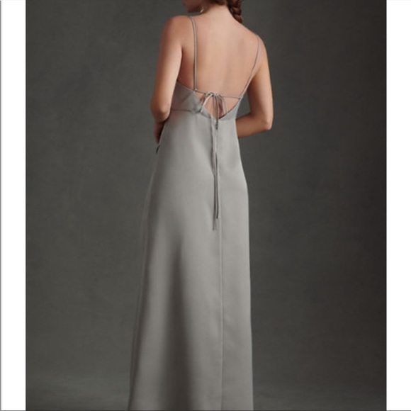 BHLDN remy dress slate grey size 10 - Picture 2 of 2
